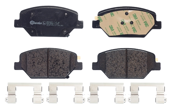 A.B.S. P 07 007 BREMBO Bremsbelagsatz, Scheibenbremse